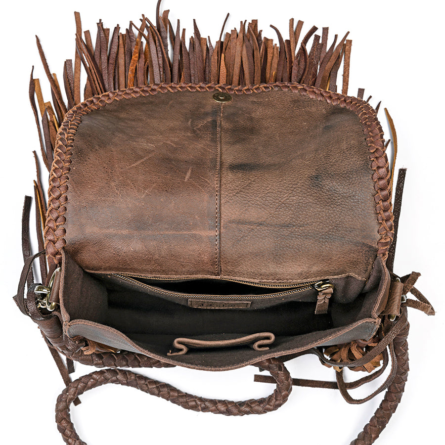 American Darling Cross body Bag Western Genuine Leather Handcrafted Purse with Turquoise Stone and YKK Zipper