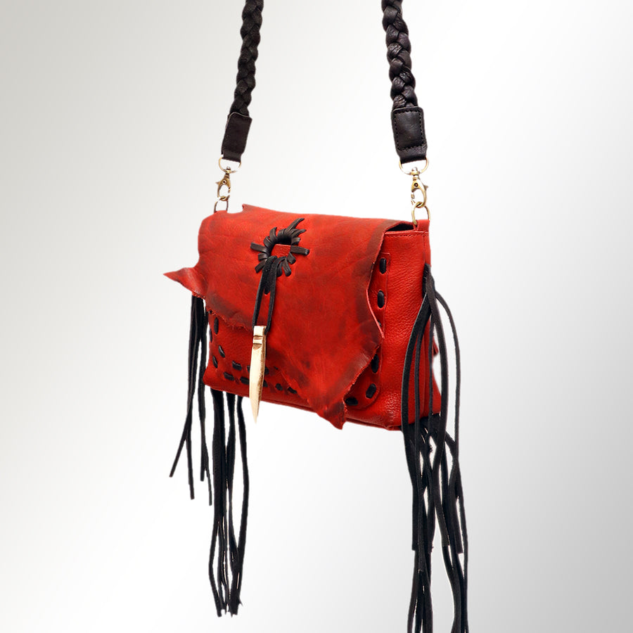 American Darling Cross Body Full Grain Genuine Leather Western Women Bag Handbag Purse - Uhorse