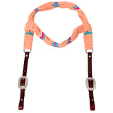 Hilason H. 100% Wool Headstall Woven Coral by Hilason – Cowboy and equestrian accessories