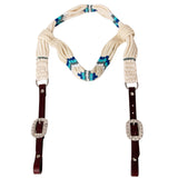 Hilason H. 100% Wool Headstall Woven Off White – Hilason