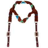 Hilason H. 100% Wool Headstall Woven Brown by Hilason – Cowboy and equestrian accessories