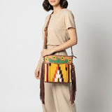 American Darling Signature Crossbody Hand Tooled Saddle Blanket Genuine Leather women bag western handbag purse