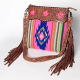 American Darling ADBGZ254A Signature Crossbody Hand Tooled Saddle by Hilason – Cowboy and equestrian accessories
