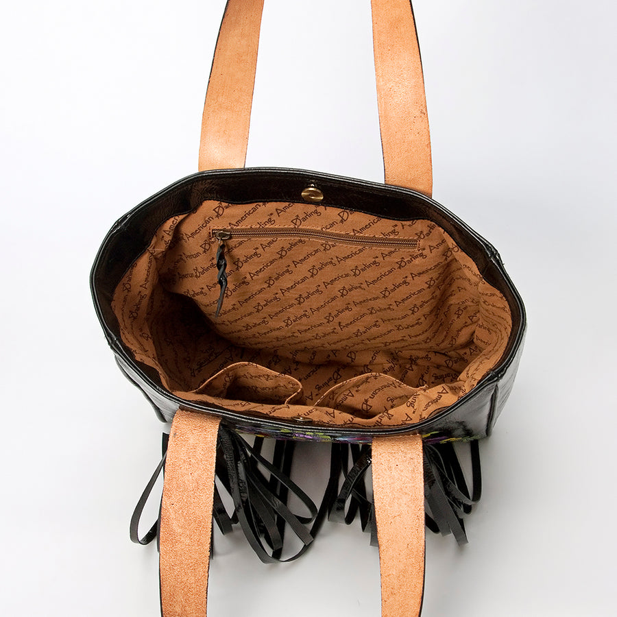 American Darling Tote Hand Tooled Genuine Leather Women Bag Western Handbag Purse