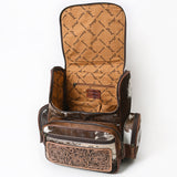 American Darling Backpack Hand Tooled Hair On Genuine Leather Western Women Bag Handbag Purse | for Laptop School