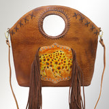 American Darling ADBGM257A Bucket Genuine Leather Women Bag Western Handbag Purse