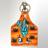 American Darling ADKRM104 Hand Painted Genuine Leather Keyring