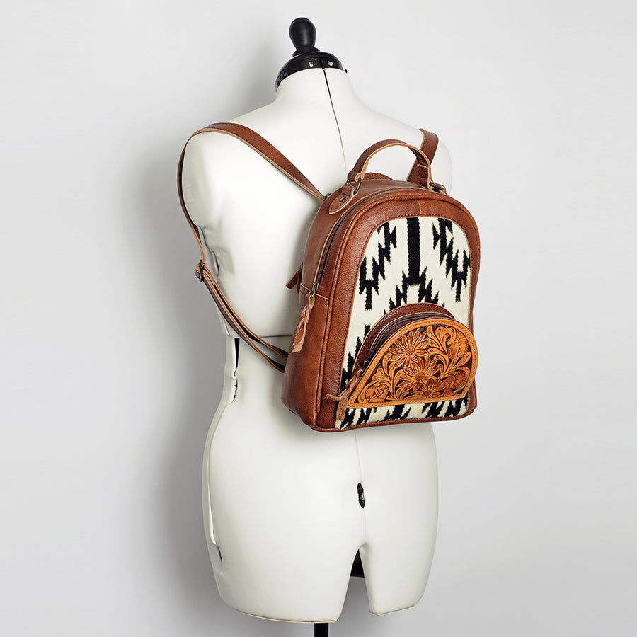 American Darling Backpack Hair on Genuine Leather Western Women Bag | for Laptop School Purse Travel