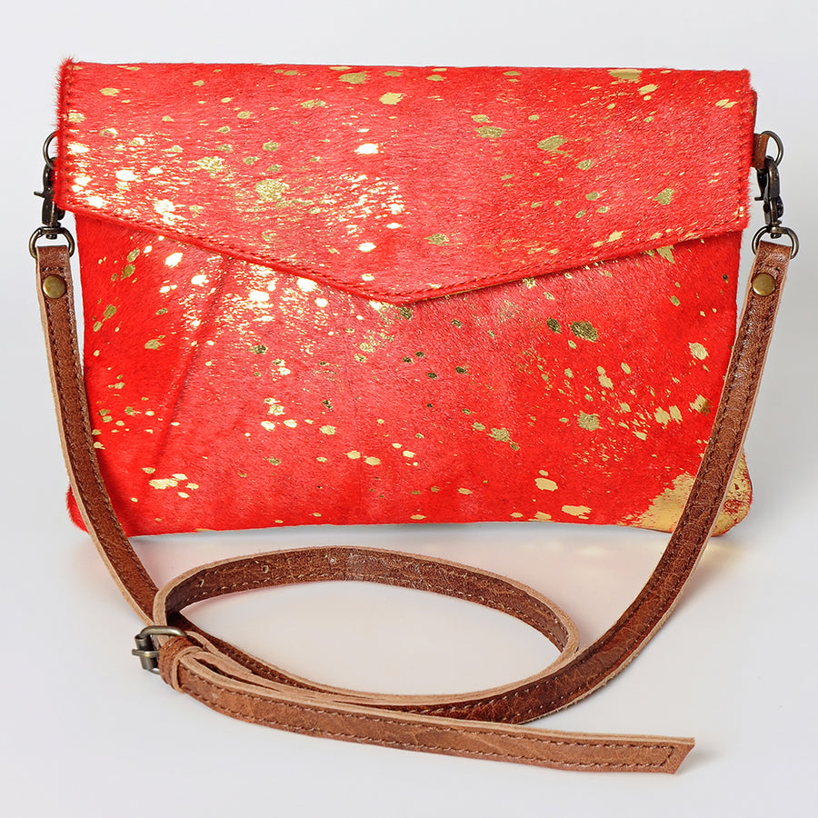 American Darling Envelope Hair-On Genuine Leather Western Women Bag Handbag Purse | for Cute