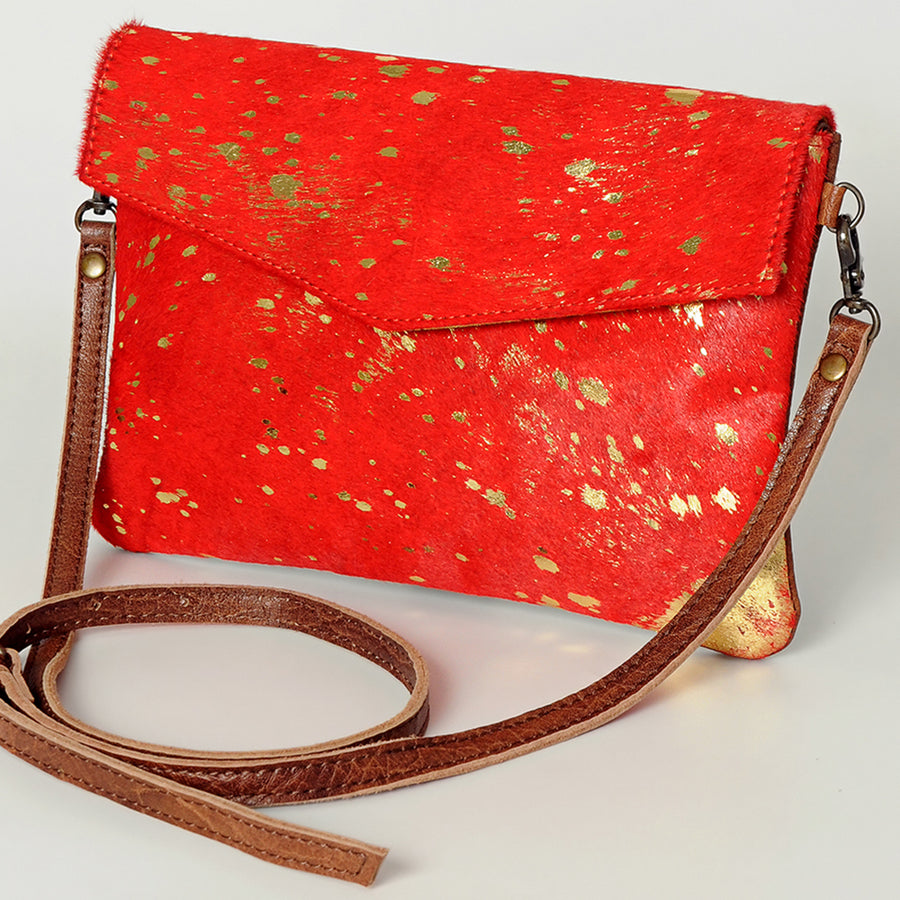 American Darling Envelope Hair on Genuine Leather Western Women Bag Handbag Purse | for Cute - Uhorse