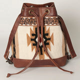 ADBG862D American Darling Hand Tooled Saddle Blanket Genuine Leather Women Bag Western Handbag Purse