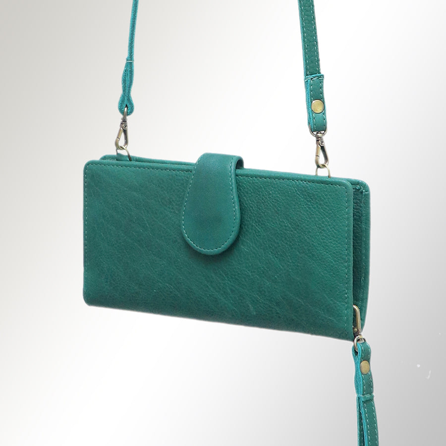American Darling Handcrafted Western Leather Wristlet - Uhorse