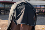 HILASON 600D Winter Waterproof Poly Pony Horse Blanket Black | Turnout Blankets for Horses