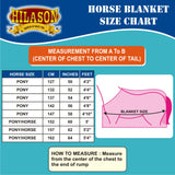 HILASON 600D Winter Waterproof Pony Horse Turnout Blanket