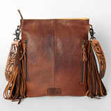 American Darling ADBGS192U Messenger Hair On Genuine Leather Women Bag Western Handbag Purse