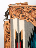 American Darling Cross Body Hand Tooled Saddle Blanket Genuine Leather Women Bag Western Handbag Purse