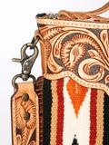 American Darling Cross Body Hand Tooled Saddle Blanket Genuine Leather Women Bag Western Handbag Purse