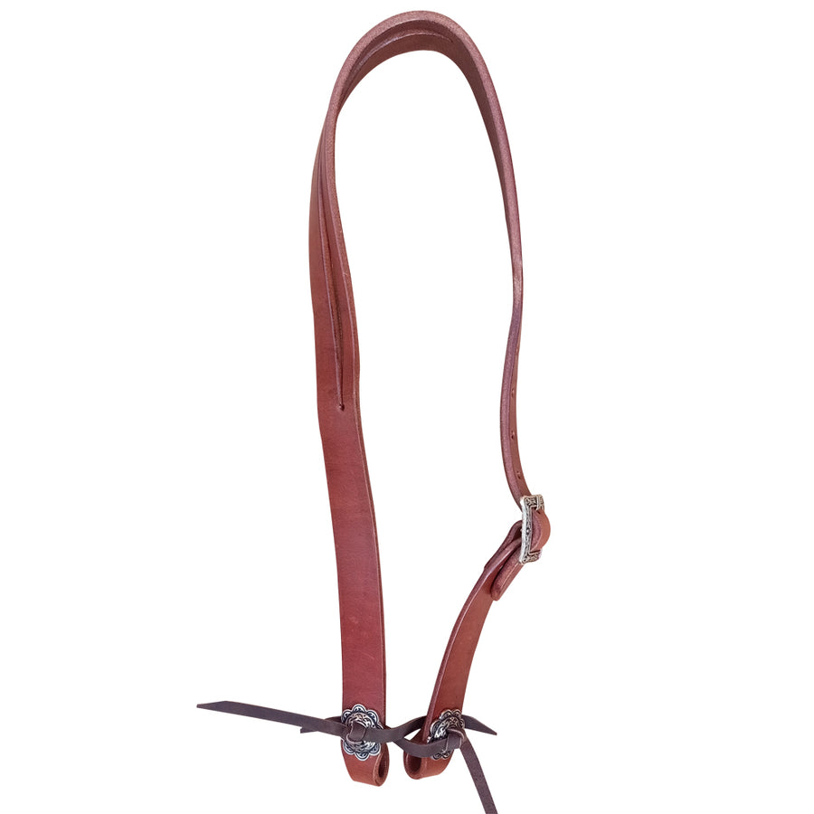 W. H. One Ear Headstall Bridle American Leather Comfytack Tan – by Hilason – Cowboy and equestrian accessories