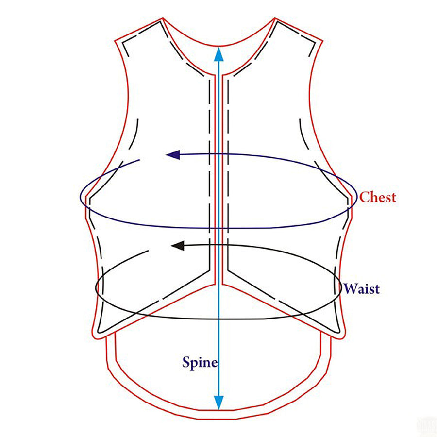 Hilason Kids Junior Youth Bull Riding Pro Rodeo Leather Protective Vest