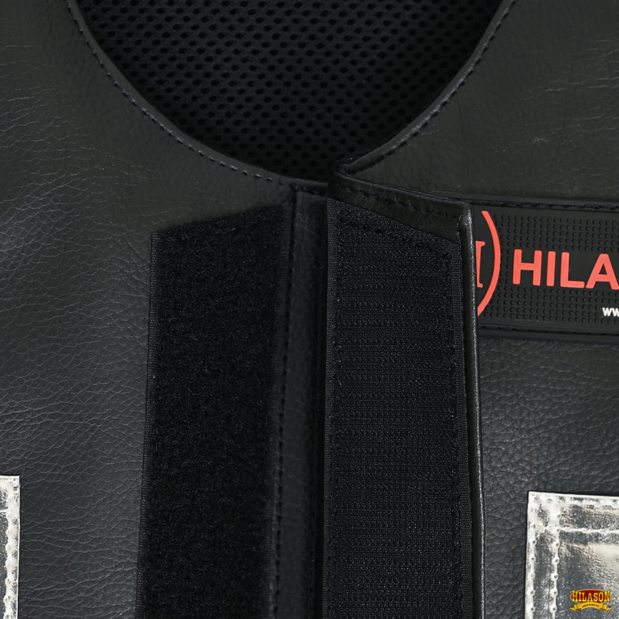 Hilason Kids Junior Youth Bull Riding Pro Rodeo Leather Protective Vest