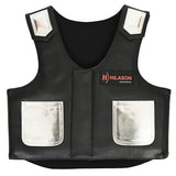 Hilason Kids Junior Youth Bull Riding Pro Rodeo Leather Protective Vest - Uhorse