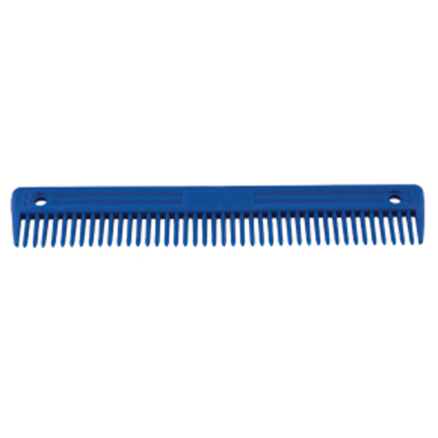 Hilason 9 Heavy-Duty Plastic Animal Comb - Lightweight, Durable Grooming Tool in Blue - Uhorse