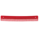 Hilason 9 inch Plastic Animal Comb Color Red
