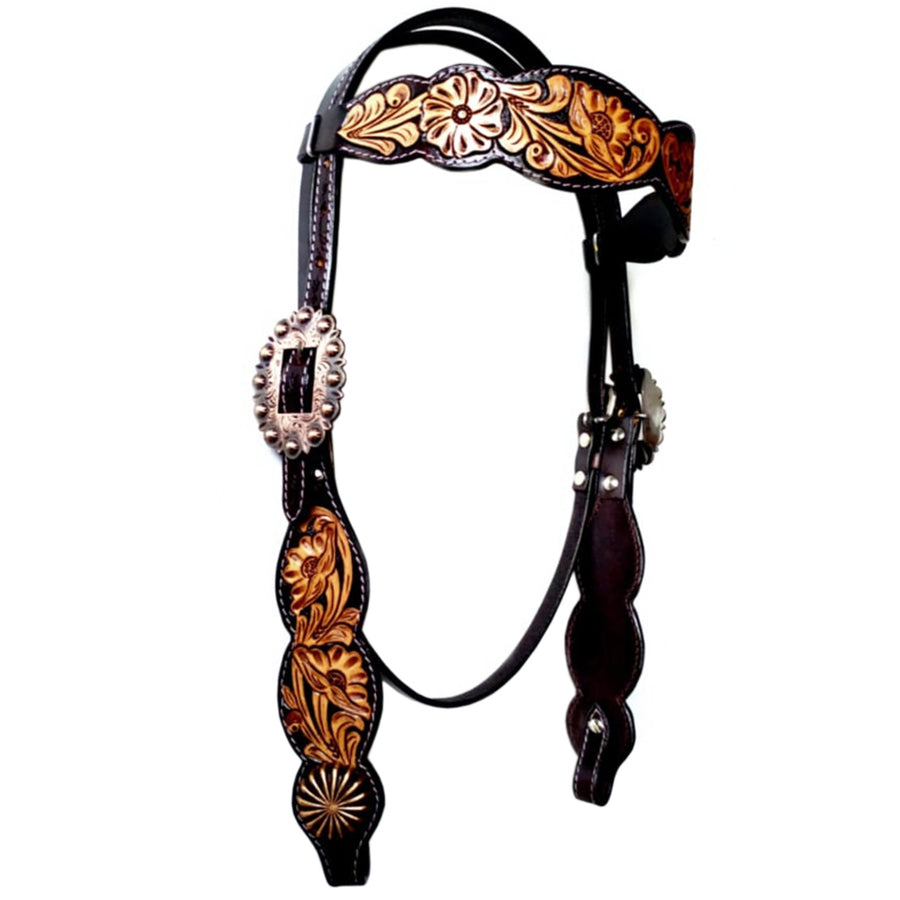 Western Leather Headstall - Uhorse
