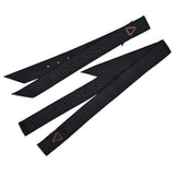 Hilason Premium Single Nylon Cinch Tie Strap And Off Billet Set Black by Hilason – Cowboy and equestrian accessories