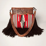 American Darling Large Crossbody Hand Tooled Saddle Blanket Genuine Leather Women Bag Western Handbag Purse