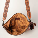 American Darling Small Crossbody Hand Tooled Saddle Blanket Genuine Leather Women Bag Western Handbag Purse