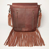 American Darling Cross Body Hand Tooled Hair On Genuine Leather Women Bag Western Handbag Purse