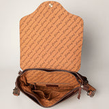 American Darling Cross Body Hand Tooled Hair on-Genuine Leather Western Women Bag Handbag Purse | Crossbody for Cute