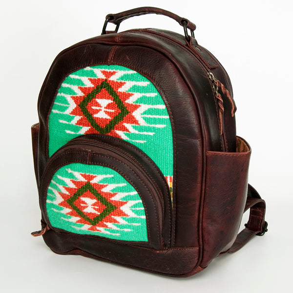 American Darling Backpack Saddle Blanket Genuine Leather Women Bag Western Handbag Purse - Uhorse
