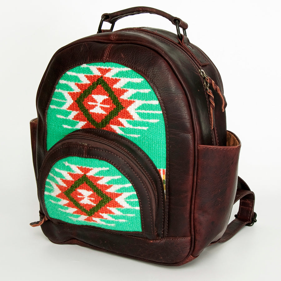 American Darling Backpack Saddle Blanket Genuine Leather Women Bag Western Handbag Purse - Uhorse