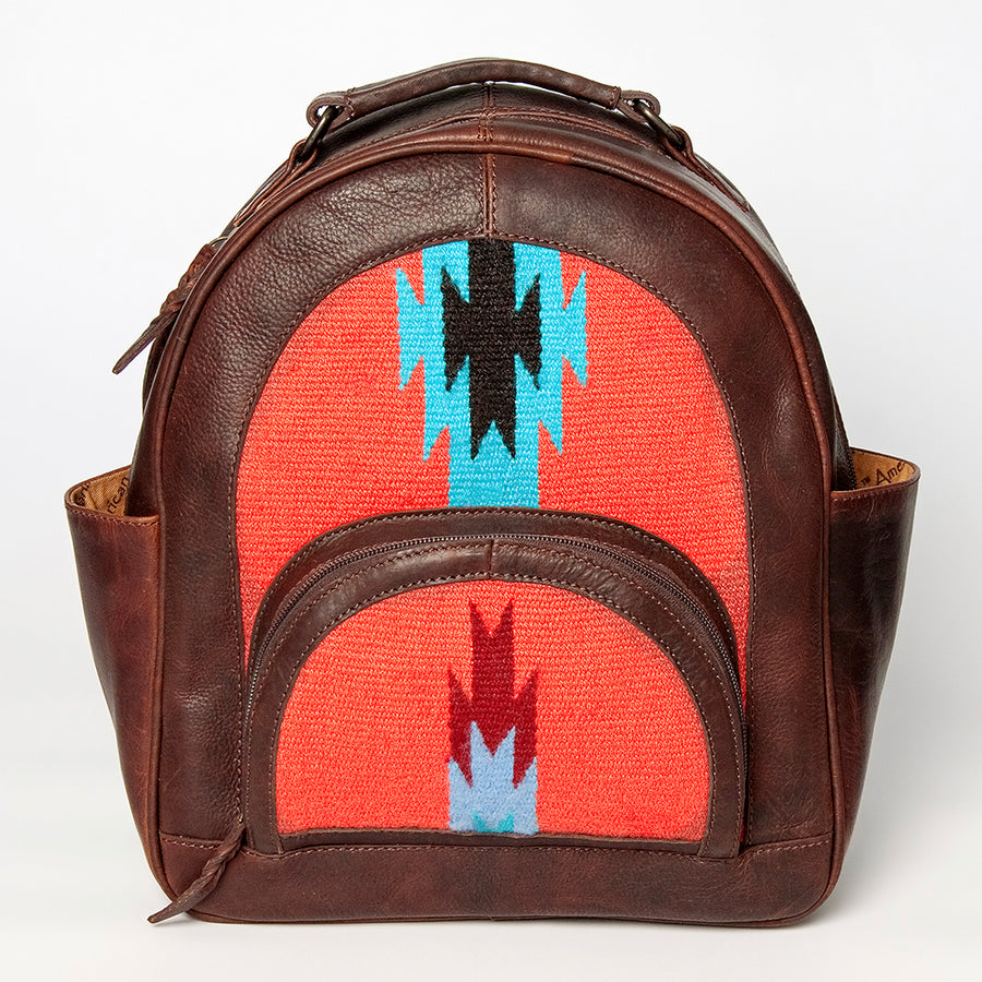 American Darling Backpack Saddle Blanket Genuine Leather Women Bag Western Handbag Purse