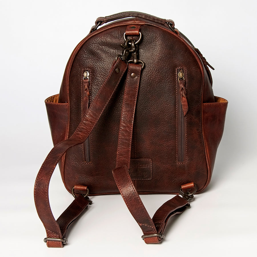 American Darling Backpack Saddle Blanket Genuine Leather Women Bag Western Handbag Purse