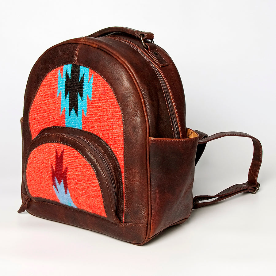 American Darling Backpack Saddle Blanket Genuine Leather Women Bag Western Handbag Purse - Uhorse