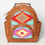 American Darling Backpack Saddle Blanket Genuine Leather Women Bag Western Handbag Purse