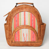 American Darling Backpack Saddle Blanket Genuine Leather Women Bag Western Handbag Purse