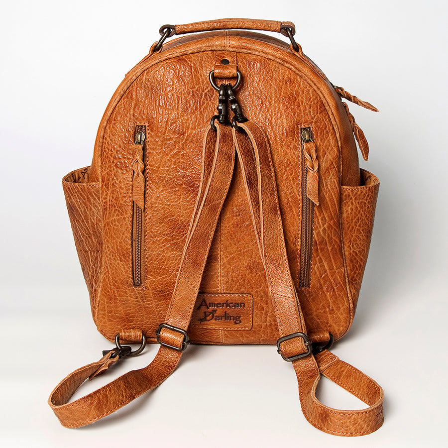American Darling Backpack Saddle Blanket Genuine Leather Women Bag Western Handbag Purse