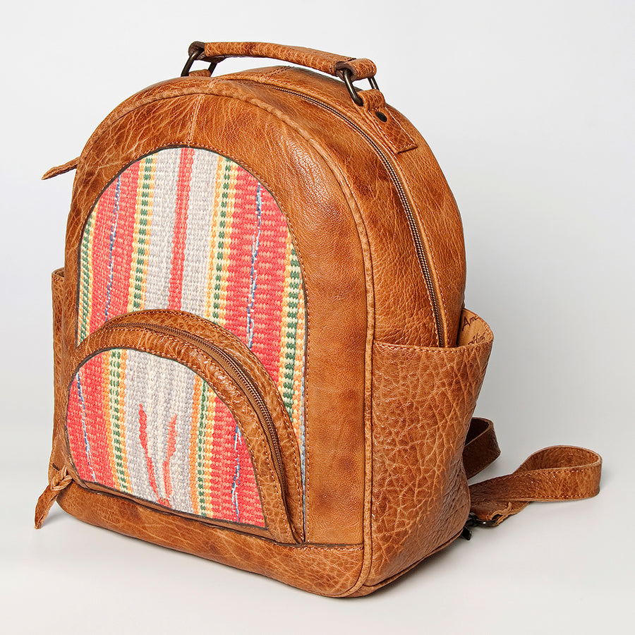 American Darling Backpack Saddle Blanket Genuine Leather Women Bag Western Handbag Purse - Uhorse