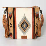 American Darling Signature Crossbody Hand Tooled Saddle Blanket Genuine Leather Women Bag Western Handbag Purse