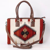 American Darling Saddle Blanket Genuine Leather Women Bag Western Handbag Purse