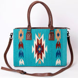 American Darling Saddle Blanket Genuine Leather Women Bag Western Handbag Purse