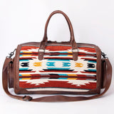 American Darling Duffel Saddle Blanket Genuine Leather Women Bag Western Handbag Purse