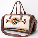 American Darling Duffel Saddle Blanket Genuine Leather Women Bag Western Handbag Purse