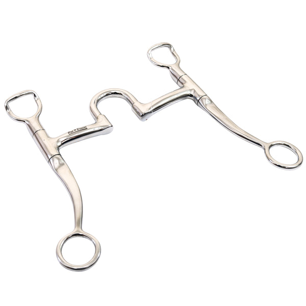 Bar H Equine Stainless Steel Grazing 6.7 Inches Shank Horse Mouth Bit | Bits for Horses Snaffle and bridles - Uhorse