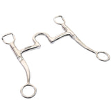 Bar H Equine Stainless Steel Grazing 6.7 Inches Shank Horse Mouth Bit | Bits for Horses | Horse Bit | Horse bits | Snaffle bits for Horses | Horse bits and bridles