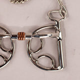 BAR H EQUINE Kimberwick Bit with Comfort Mouth & Copper Rollers